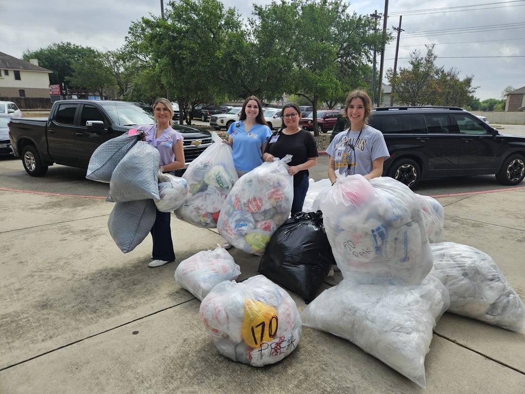Wildcats collected and recycled 31,268 bags.