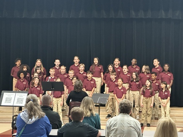 4th grade choir performing at their Spring Concert.