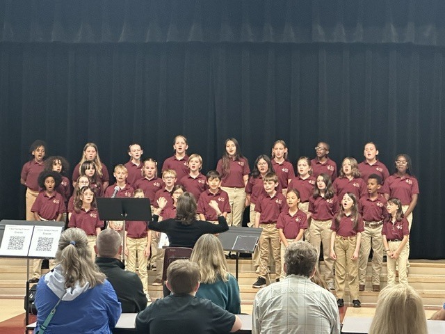 4th grade choir performing at their Spring Concert.