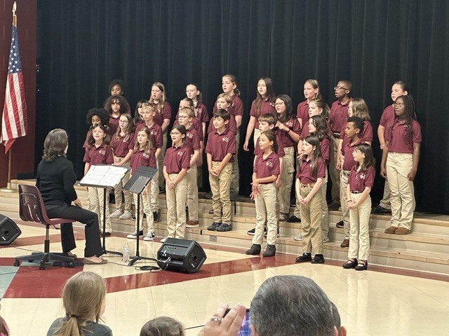 4th grade choir performing at their Spring Concert.