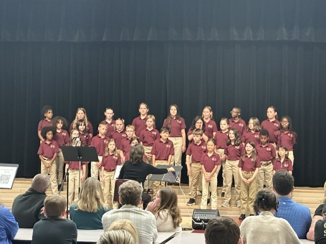 4th grade choir performing at their Spring Concert.