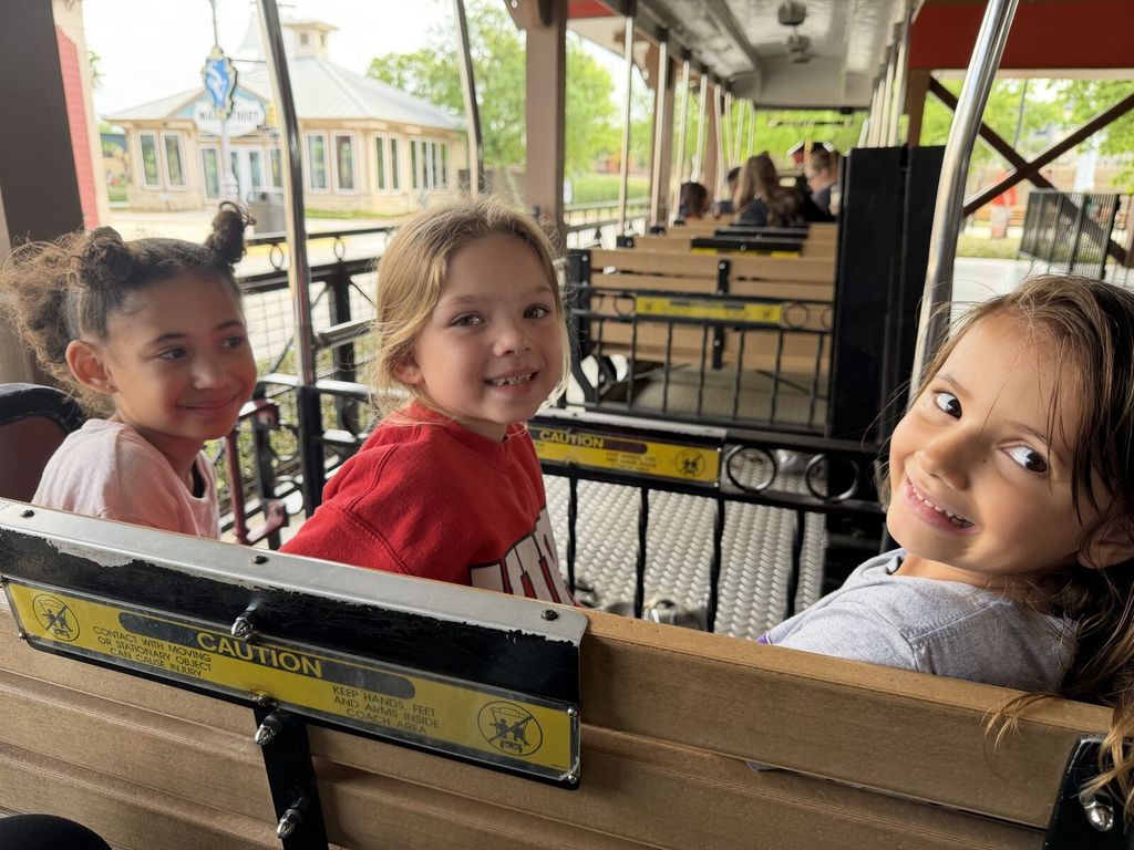 First grade having fun at their field trip to Morgan's Wonderland.