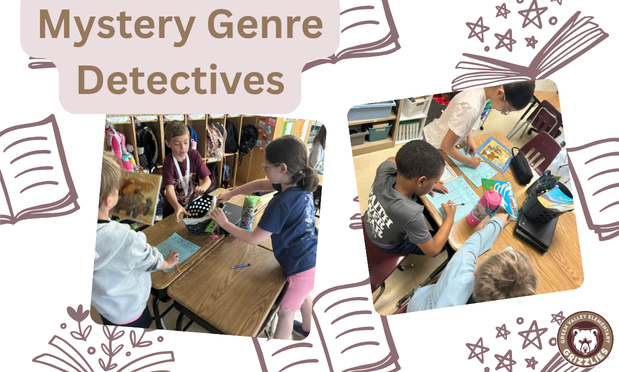 3rd graders discovering mystery genres