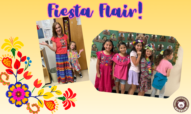 Dressing up for Fiesta!