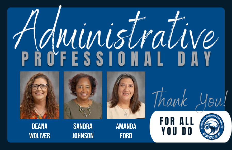 picture of Deana Woliver, Sandra Johnson, and Amanda Ford for Administrative Professional Day