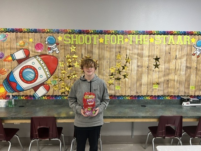 Austin with a jackpot prize 
