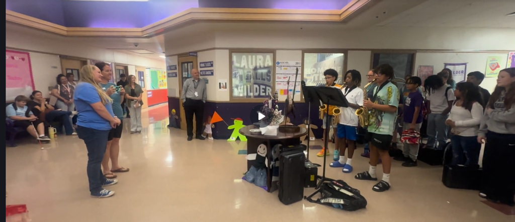 Saxaphonists play for our ptc