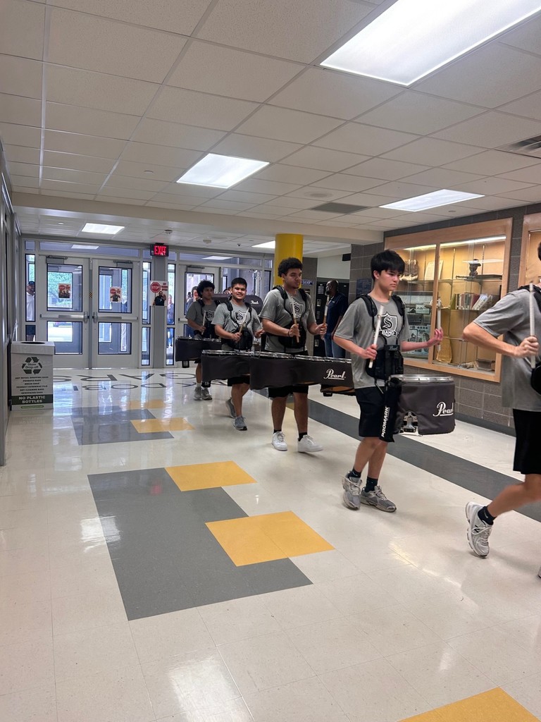 Drumline enters Dobie to surprise Guel