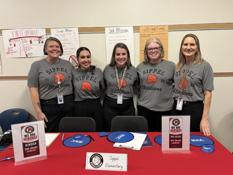 teachers at the job fair