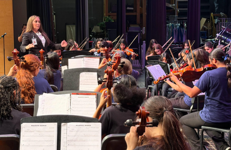 picture of Jordan orchestra performing on stage