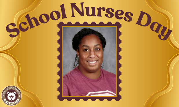 Celebrating our school nurse, Mrs. Scy Garland.