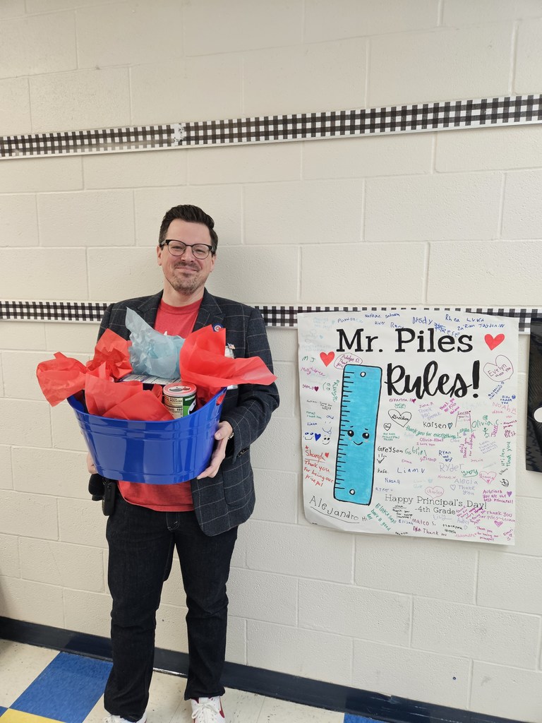 Celebrating Mr. Piles on Principal Appreciation Day
