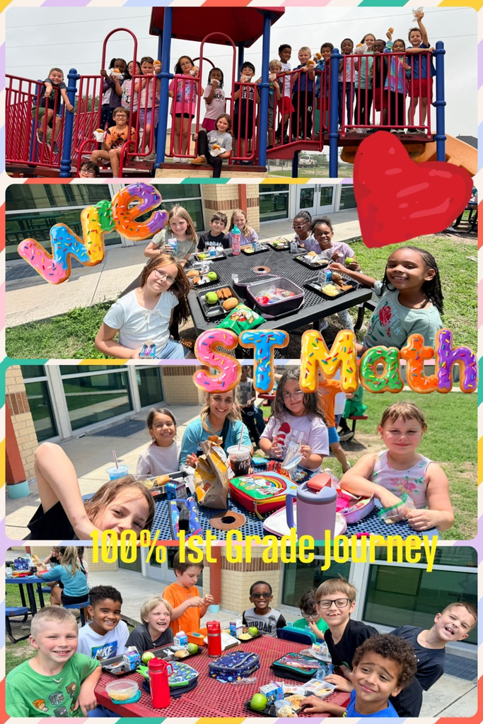 students celebrating completing st math
