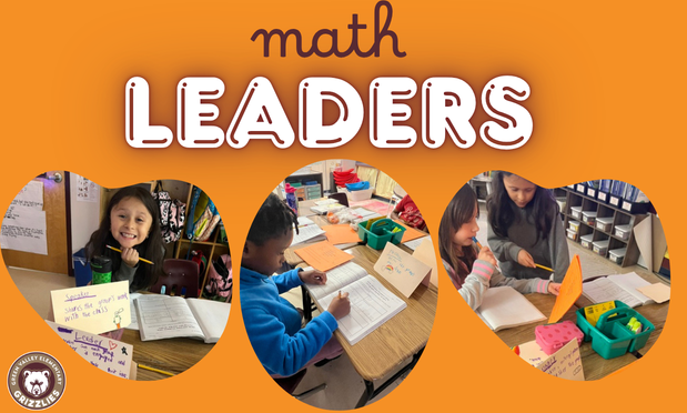 2nd grade math leaders at work. 