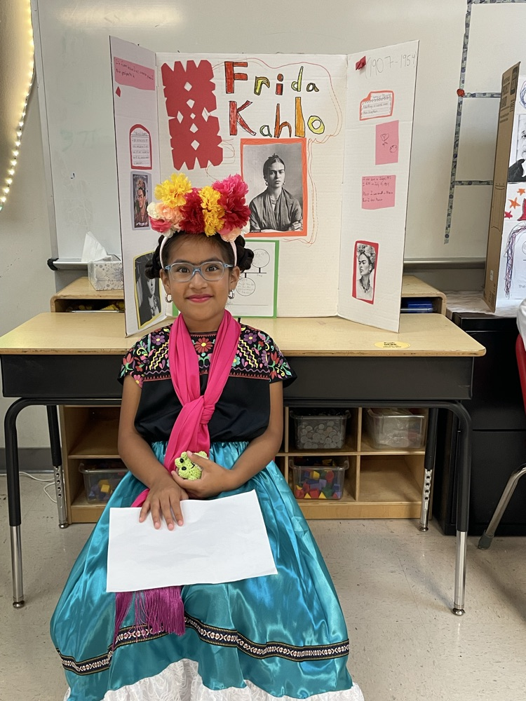 students at wax museum
