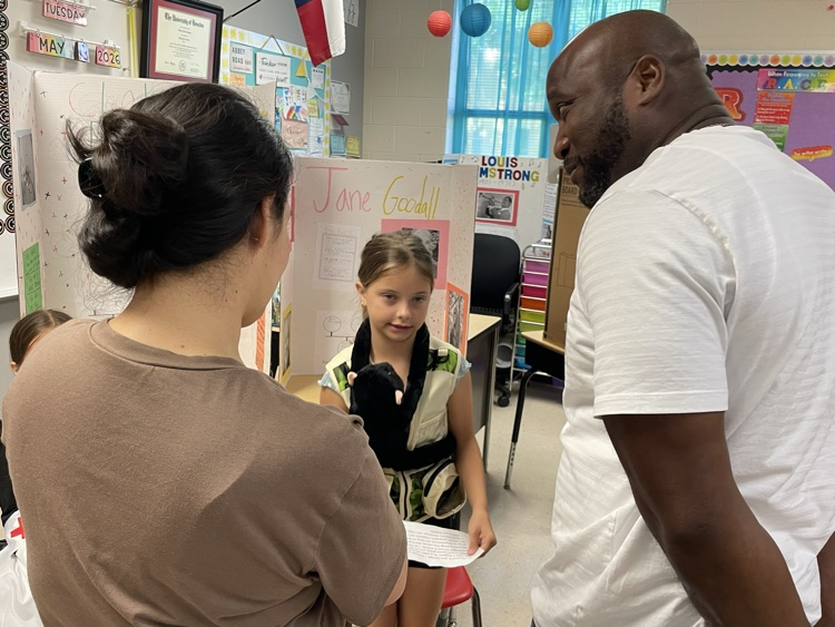 students at wax museum