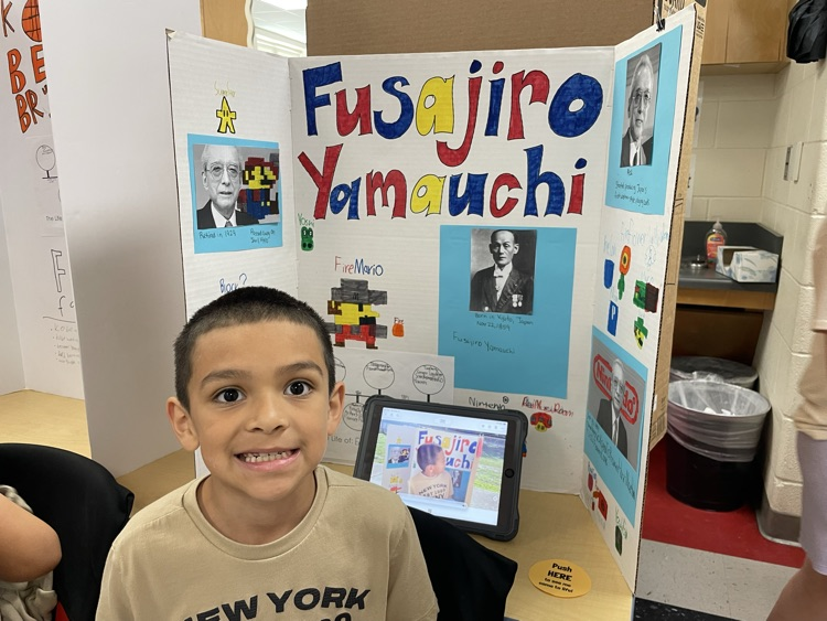 students at wax museum