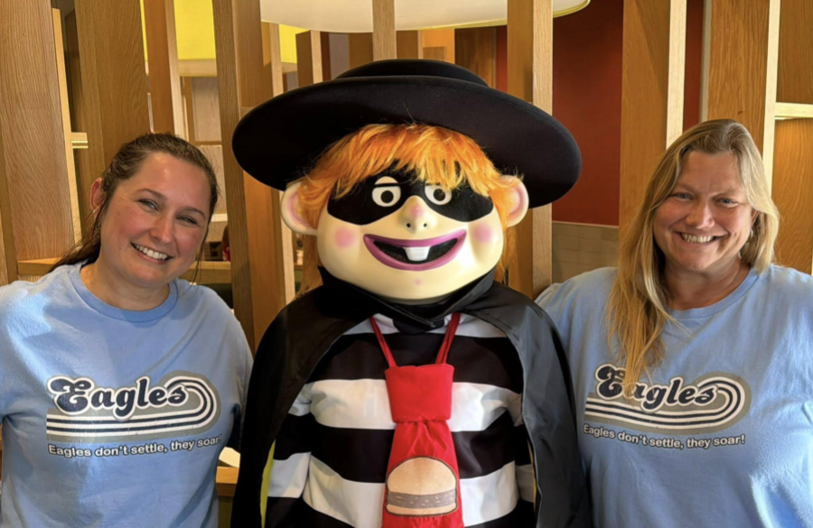 picture of teachers at McTeacher Night