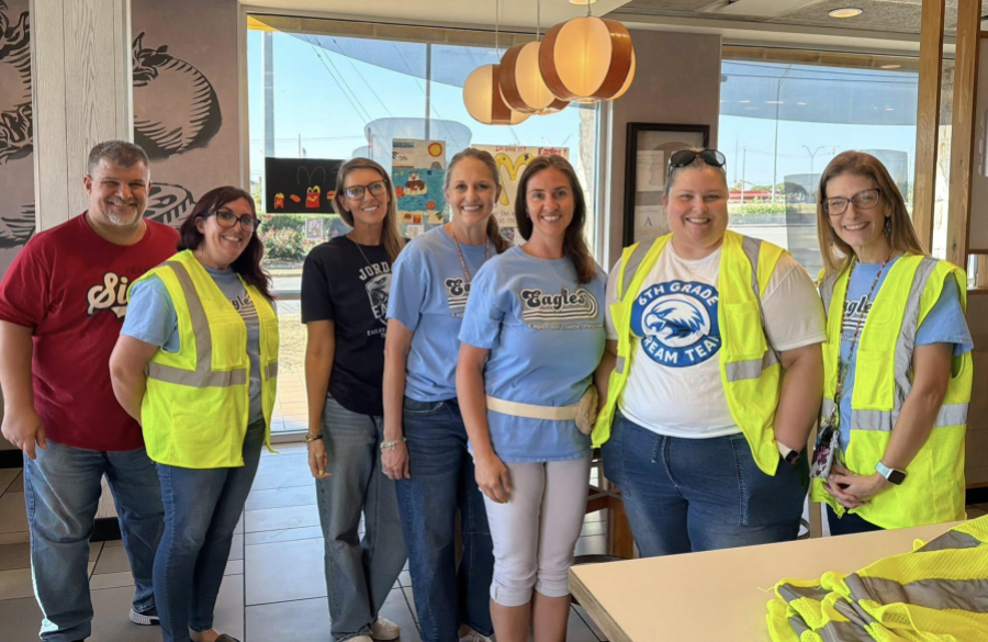 picture of teachers at McTeacher Night