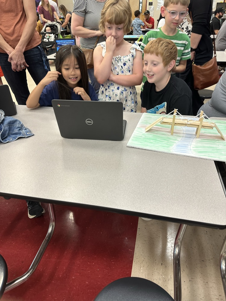 students at GT showcase