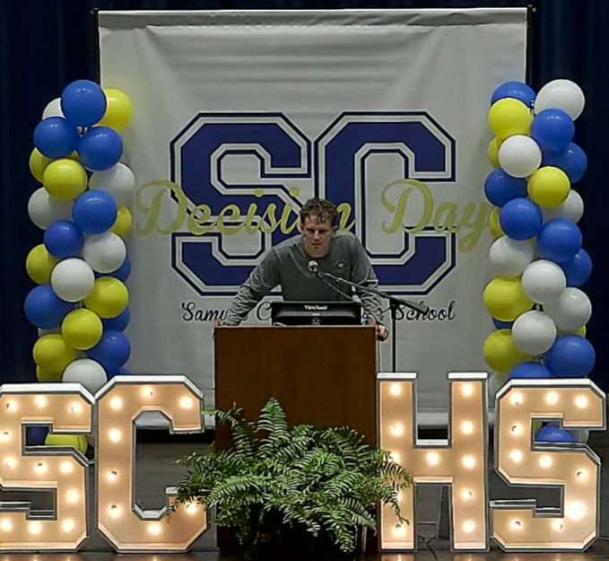 student declaring on decision day