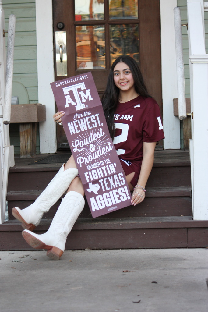 student with Texas A&M