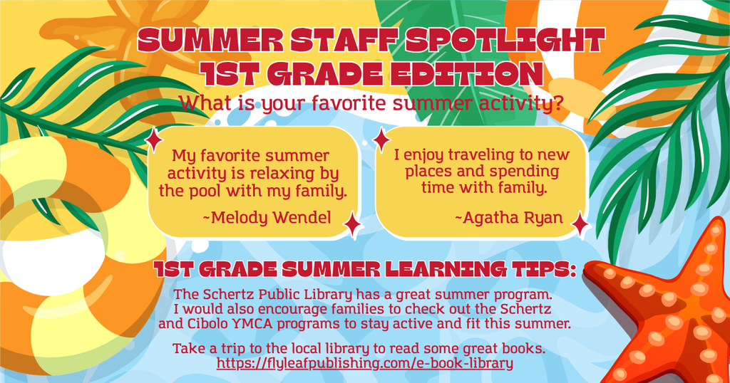 1st Grade Summer Staff Spotlight