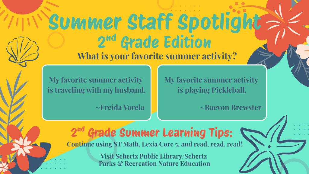 2nd Grade Summer Staff Spotlight