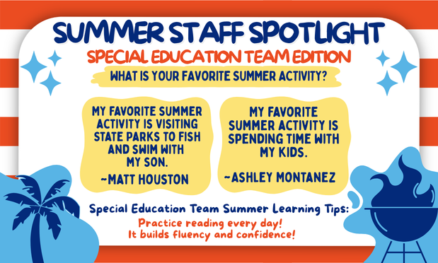 Special Education Team Summer Staff Spotlight