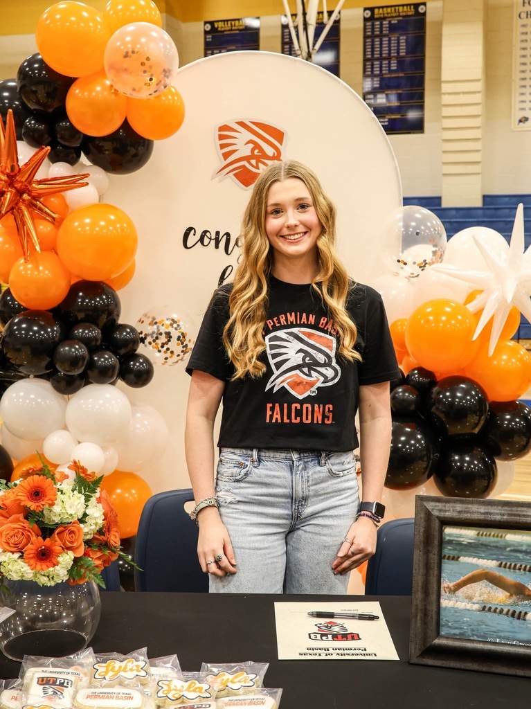 student wearing a UT Permian basin shirt