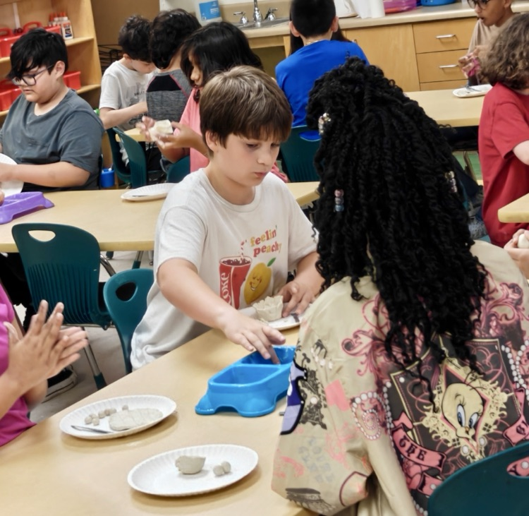 Clay sculptures in art
