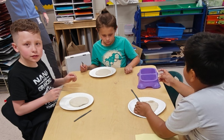 Clay sculptures in art