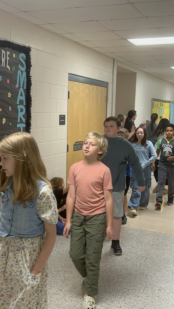 students in parade