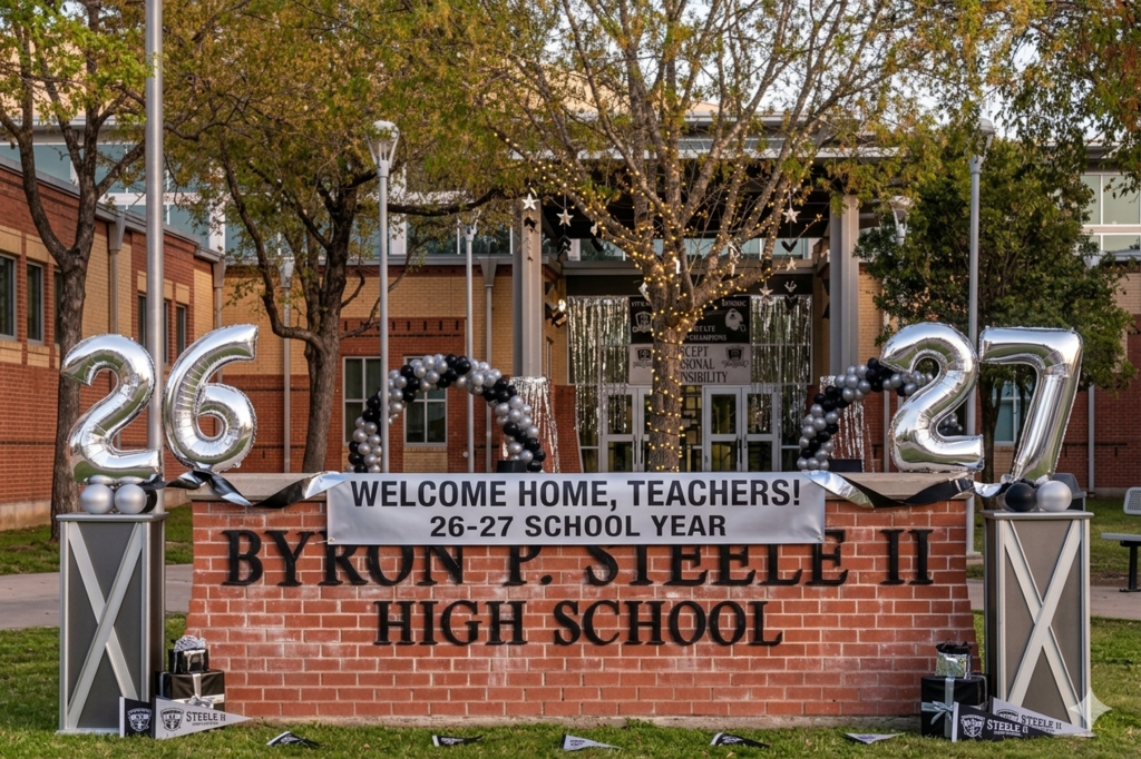 Steele welcomes teachers