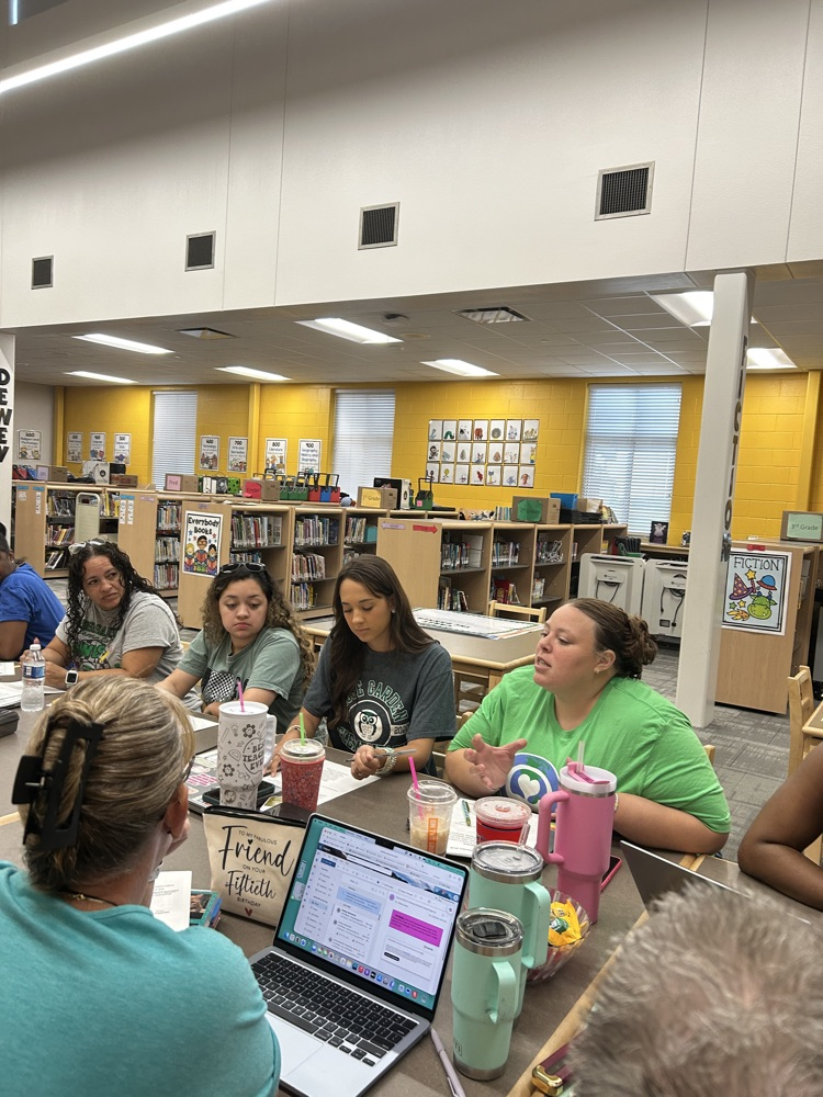 The instructional leadership team’s first meeting of 26-27.