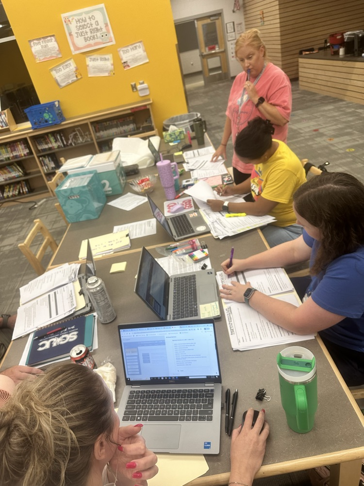 Second grade diving into our Stemscopes math resource in order to plan intentionally for students.
