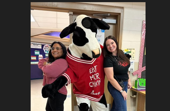 counselors with the chic fil a cow