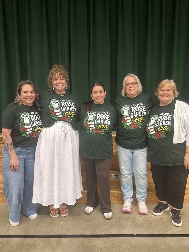 (Left to Right) Sandra Uribe, Amanda Amador (Haley), Julieta Favela, Cynda Gibbs, and Kandi Tumlinson have served in SCUC for 10 years! 