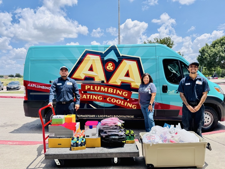 AA Plumbing donations