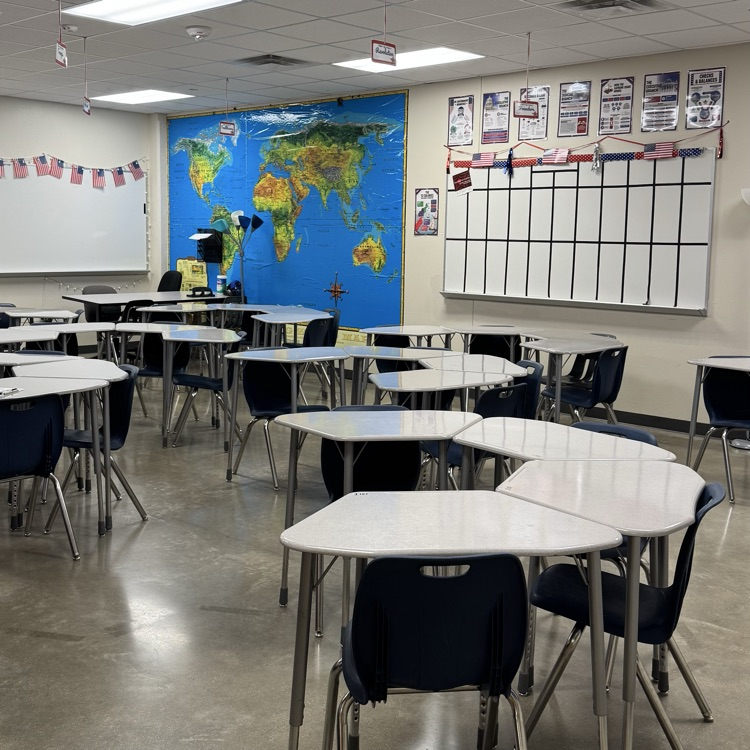 empty classroom
