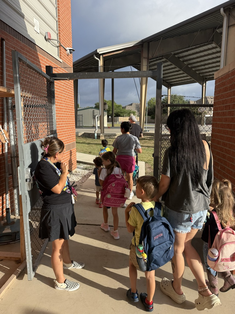 Welcoming all of our littlest learners!