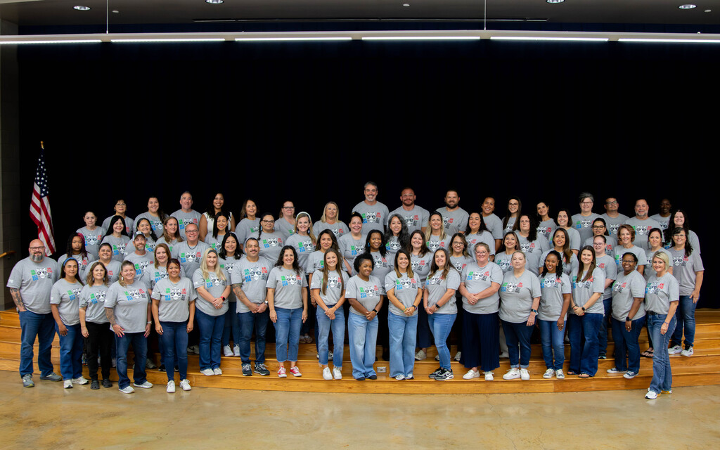 School staff photo