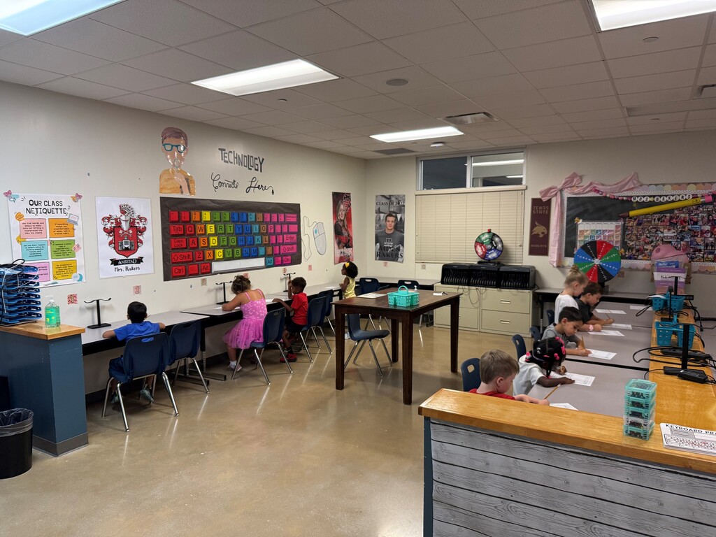Students in Computer Class