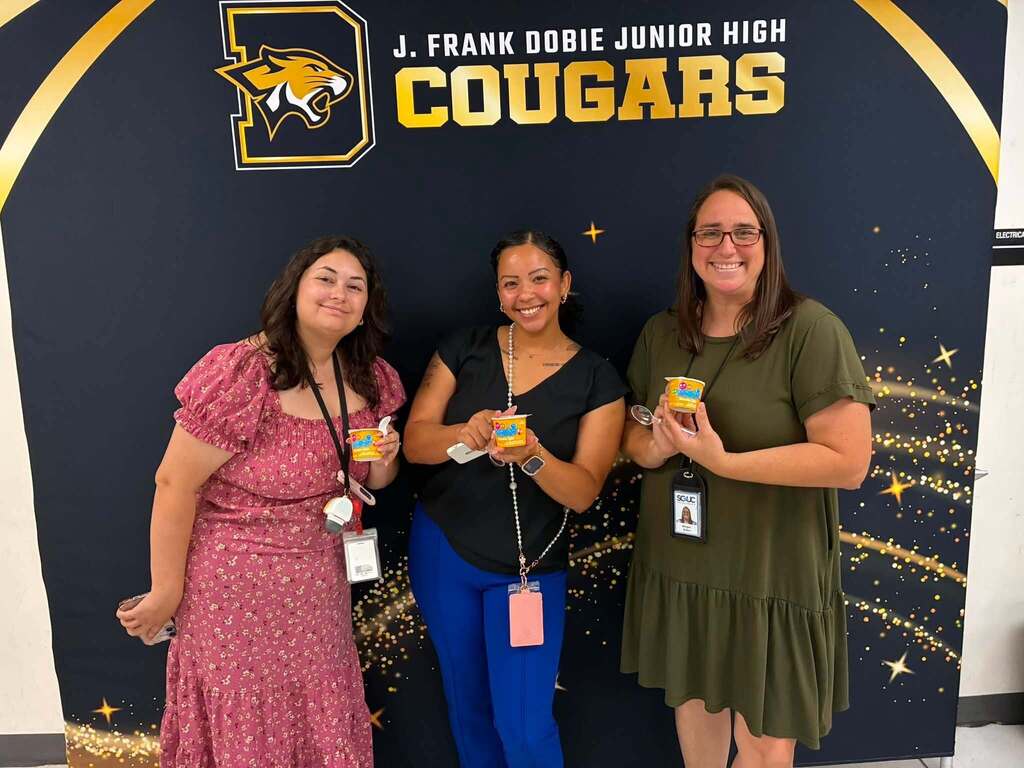 Staff with treats
