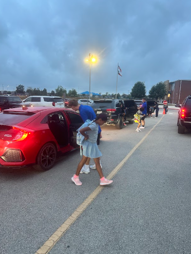 Morning Car Rider Line Pictures