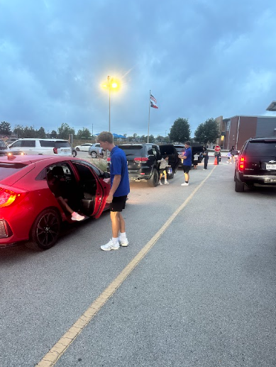 Morning Car Rider Line Pictures