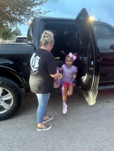 Morning Car Rider Line Pictures