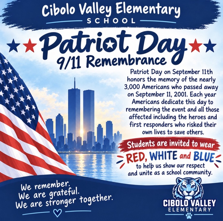 Patriot Day flyer.