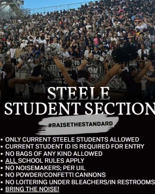 Steele Student Section