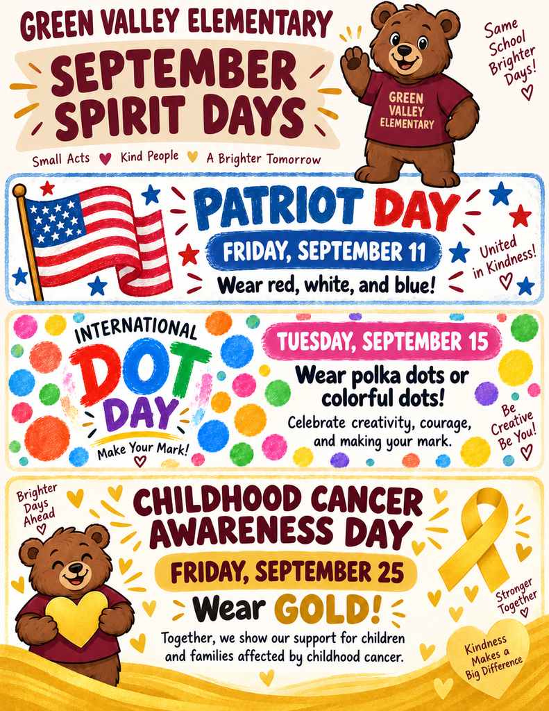 September Spirit Days